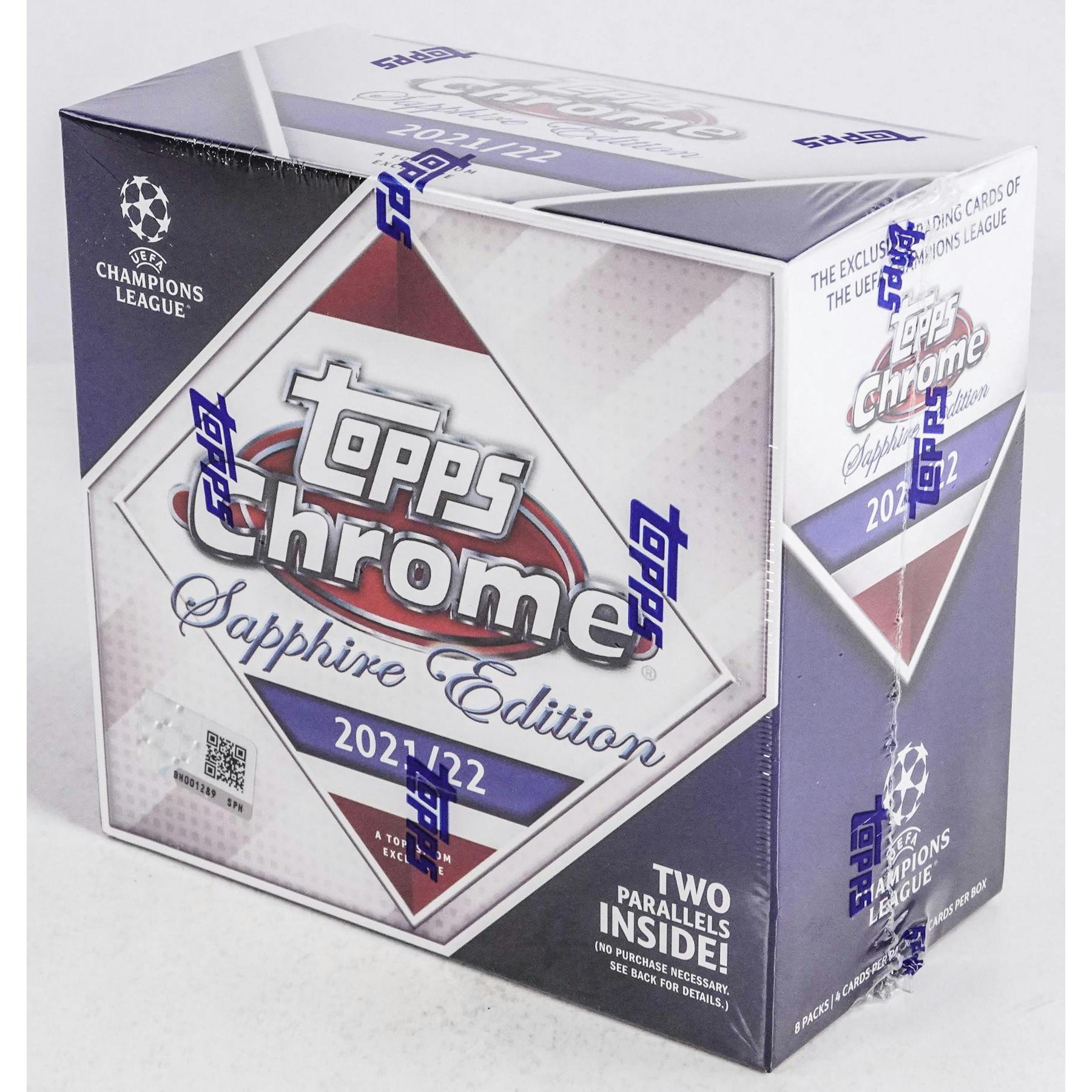 2021/22 Topps UEFA Champions League Chrome Sapphire Soccer Hobby Box