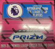 2021/22 Panini Prizm Premier League EPL Soccer 24-Pack Retail 20-Box Case