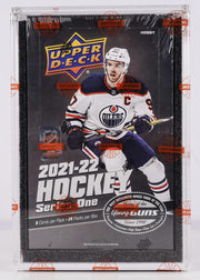 2021/22 Upper Deck Series 1 Hockey Hobby Box (Case Fresh)