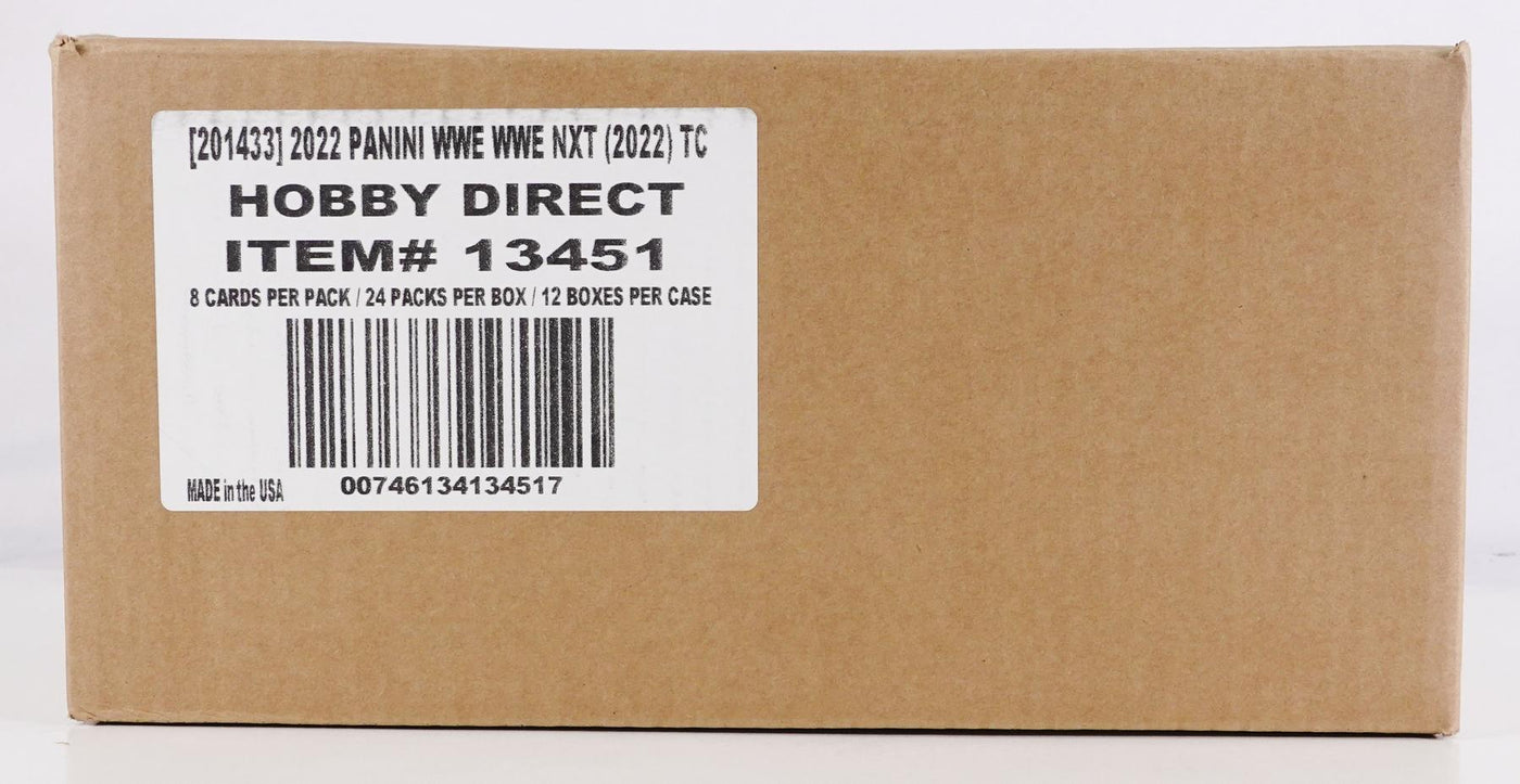 2022 Panini WWE NXT Wrestling Hobby 12-Box Case