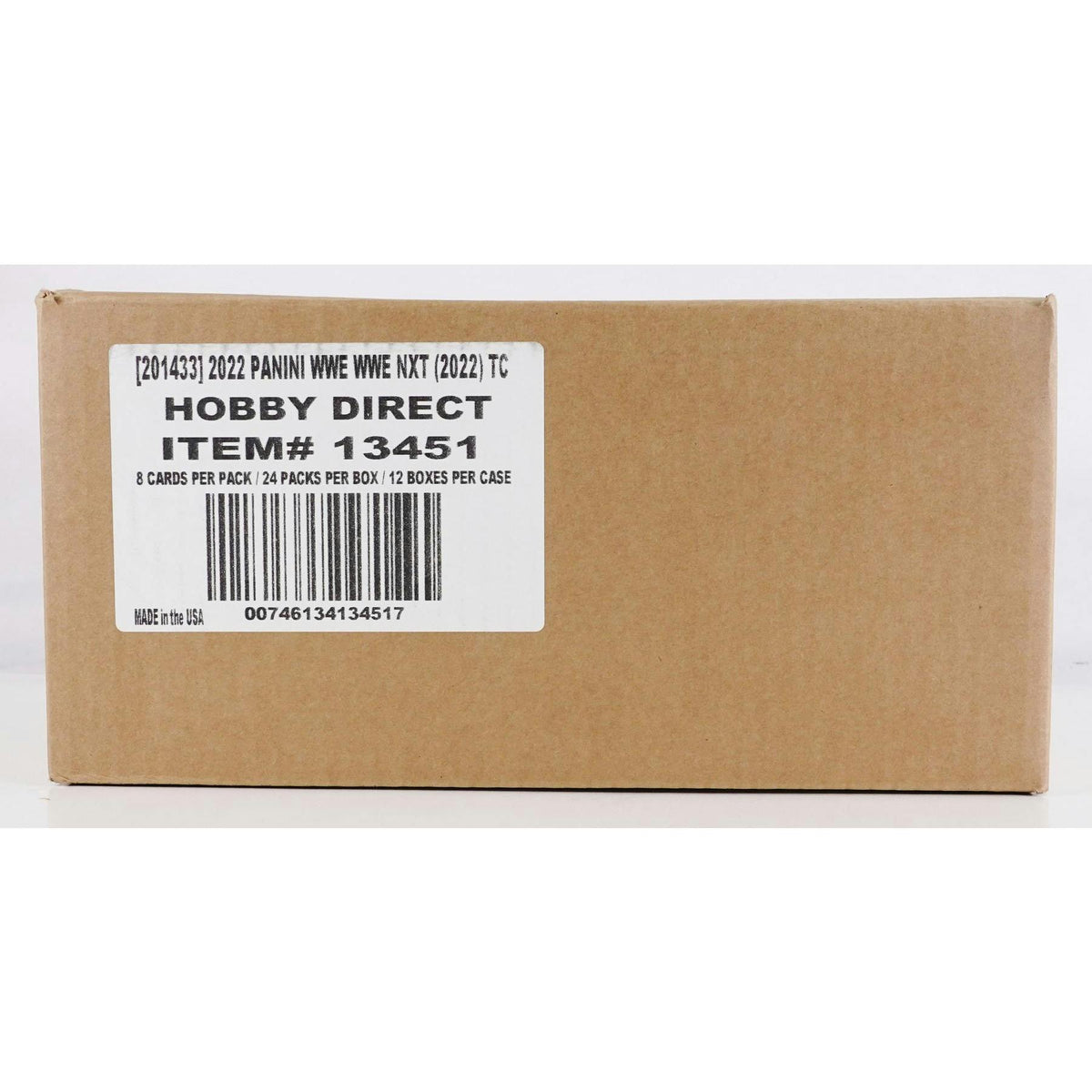 2022 Panini WWE NXT Wrestling Hobby 12-Box Case