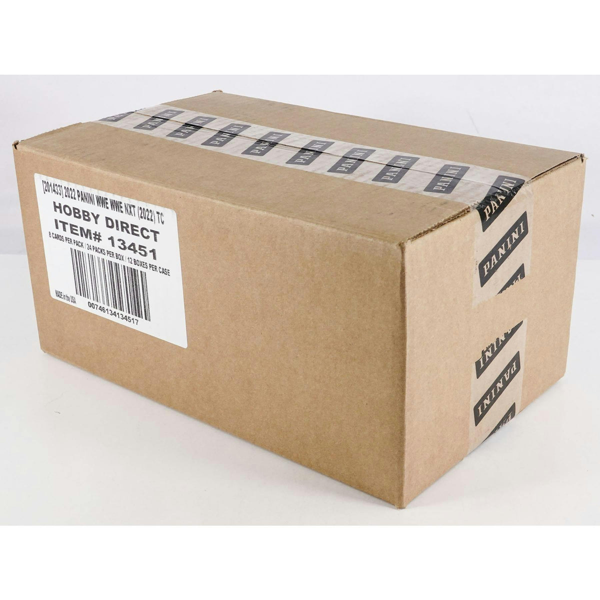 2022 Panini WWE NXT Wrestling Hobby 12-Box Case
