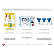 2022 Panini National Treasures Road to FIFA World Cup Soccer Hobby 4-Box Case