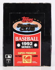 1992 Topps Stadium Club Series 1 Baseball Hobby Box
