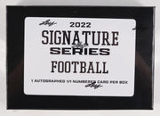 2022 Leaf Signature Series Football Hobby Box (Reed Buy)