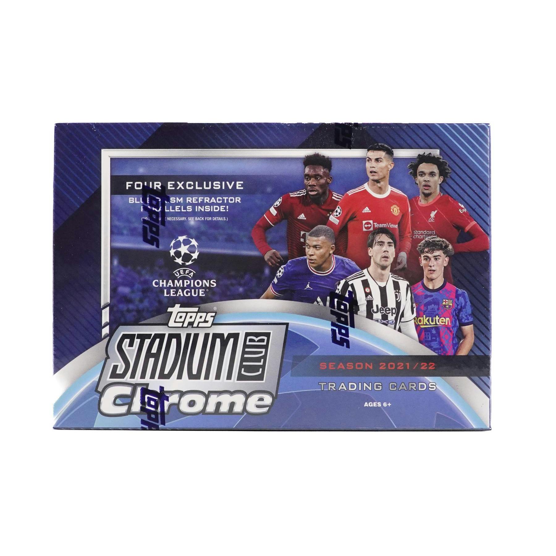 2021/22 Topps Stadium Club Chrome UEFA Champions League Soccer Mega Box