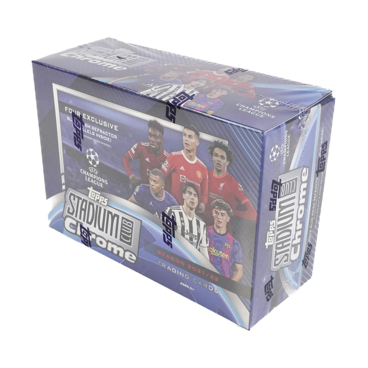 2021/22 Topps Stadium Club Chrome UEFA Champions League Soccer Mega Box