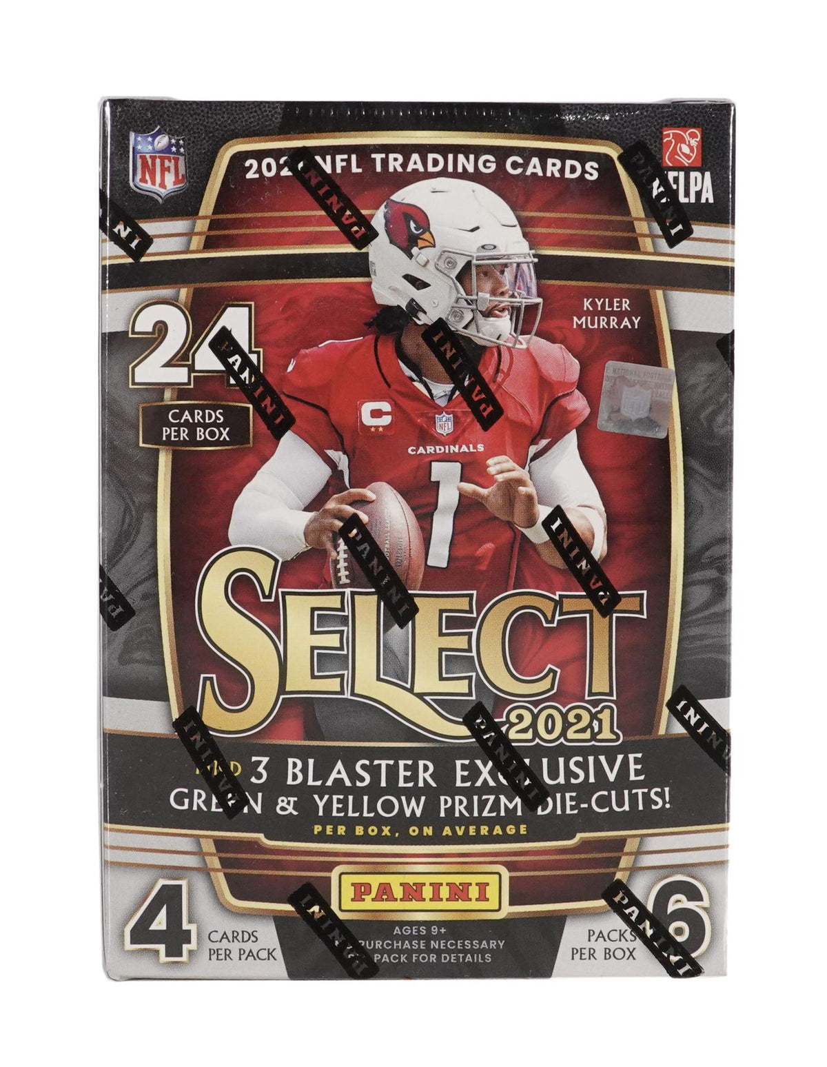 2021 Panini Select Football Blaster Box (Green & Yellow Prizms!)