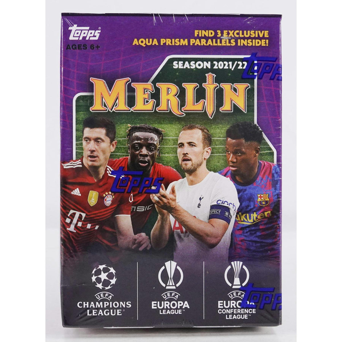 2021/22 Topps UEFA Champions League Merlin Chrome Soccer Blaster Box