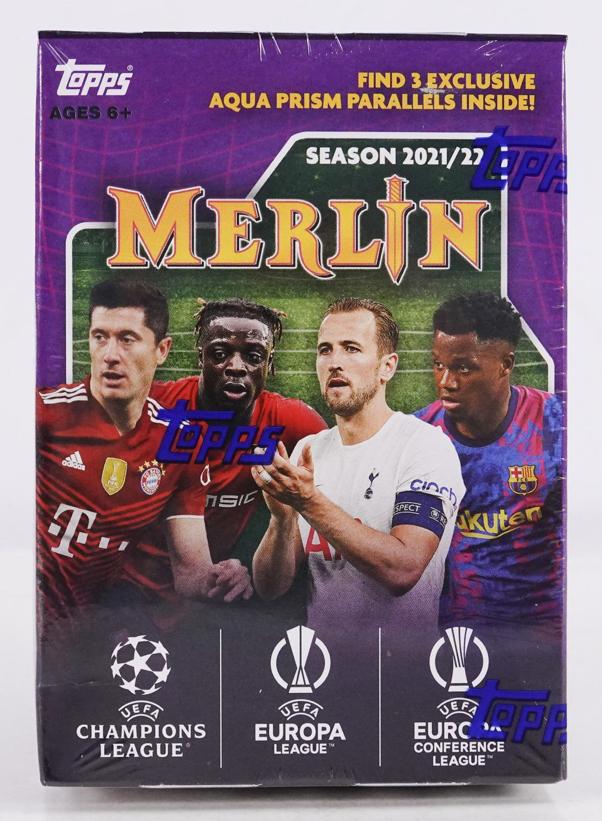 2021/22 Topps UEFA Champions League Merlin Chrome Soccer Blaster Box