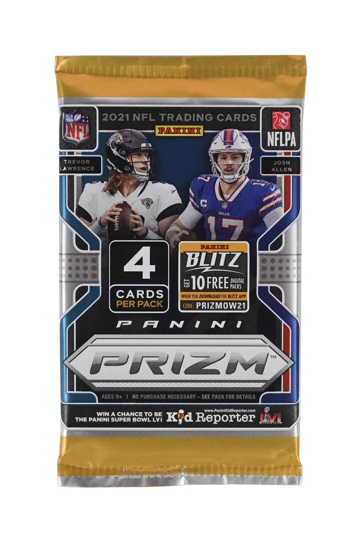2021 Panini Prizm Football Retail Pack (Black & White Prizms!)