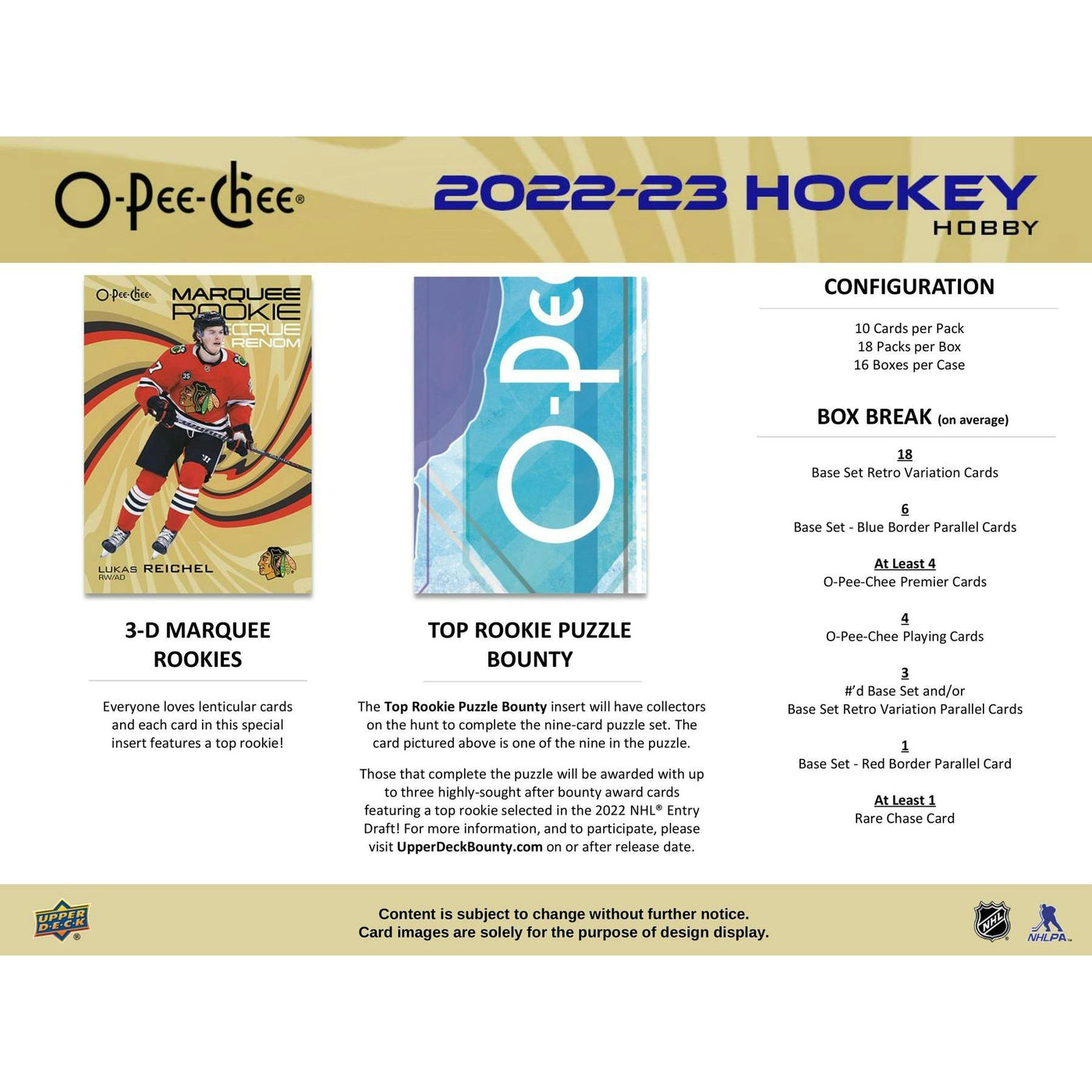 2022/23 Upper Deck O-Pee-Chee Hockey Hobby Box