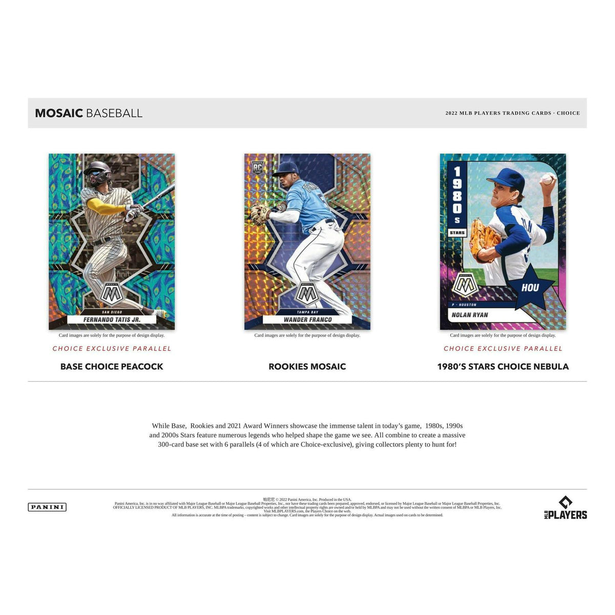 2022 Panini Mosaic Choice Baseball Hobby Box