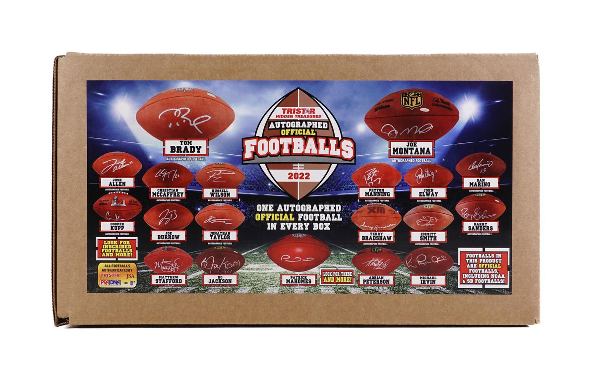 2022 TriStar Hidden Treasures Autographed Official Football Hobby Box