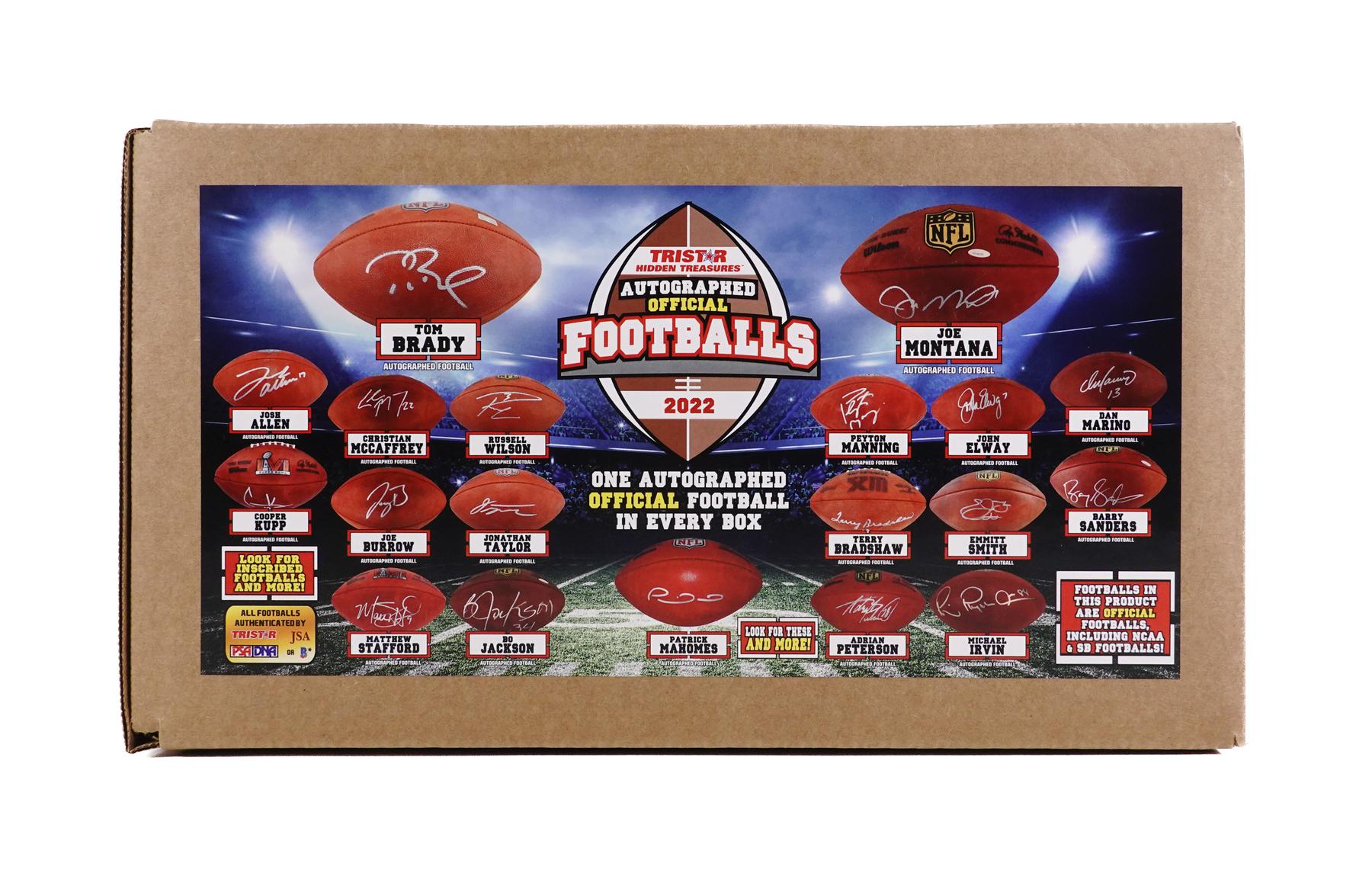 2022 TriStar Hidden Treasures Autographed Official Football Hobby Box