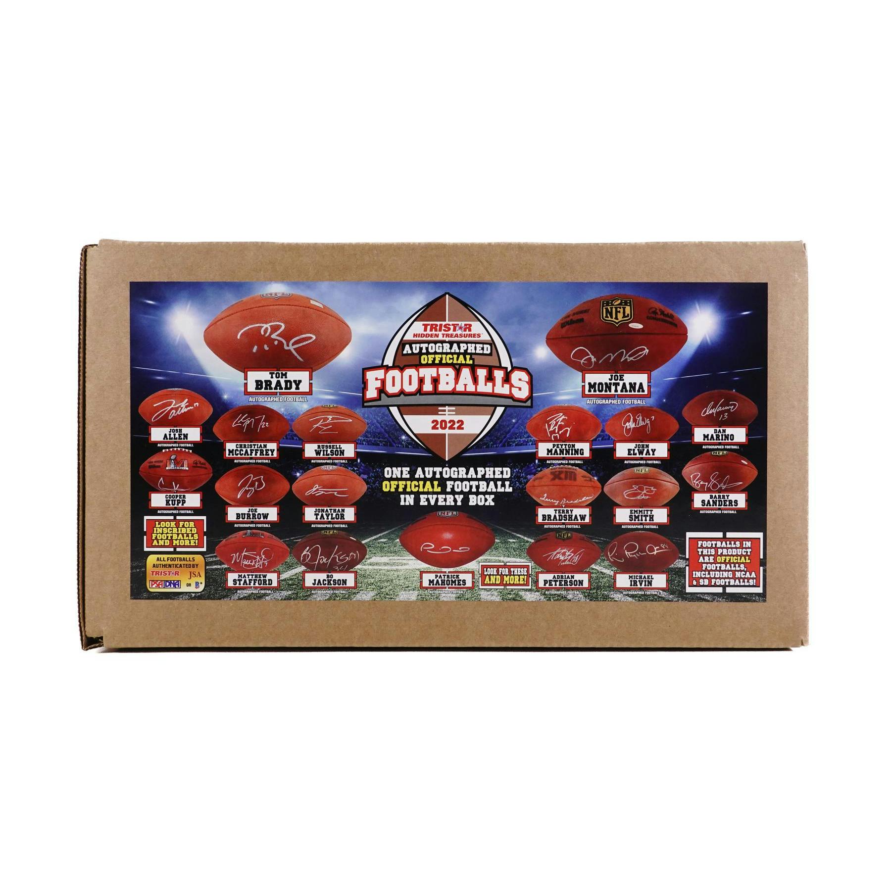 2022 TriStar Hidden Treasures Autographed Official Football Hobby Box