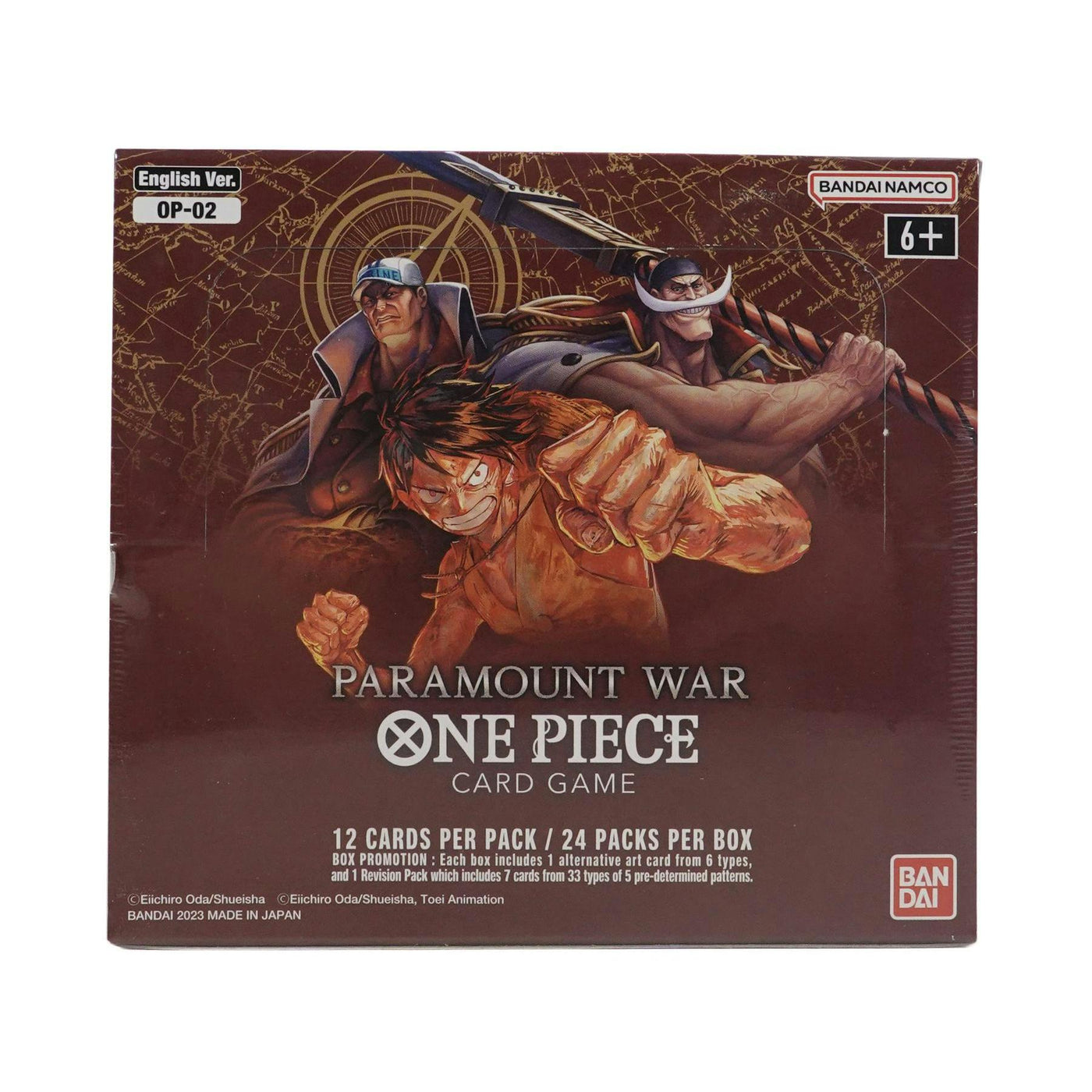 One Piece TCG: Paramount War (OP-02) Booster Box