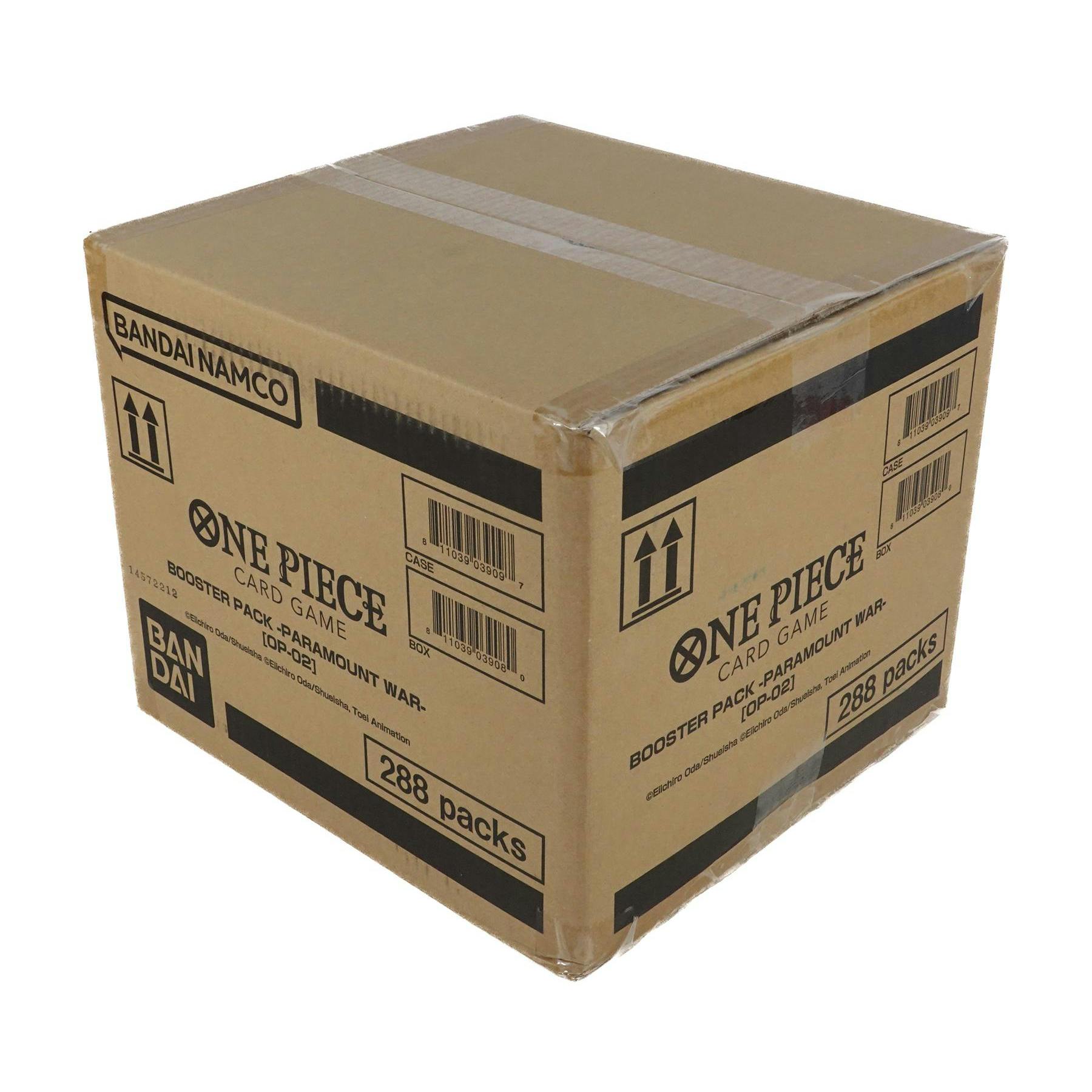 One Piece TCG: Paramount War (OP-02) Booster 12-Box Case