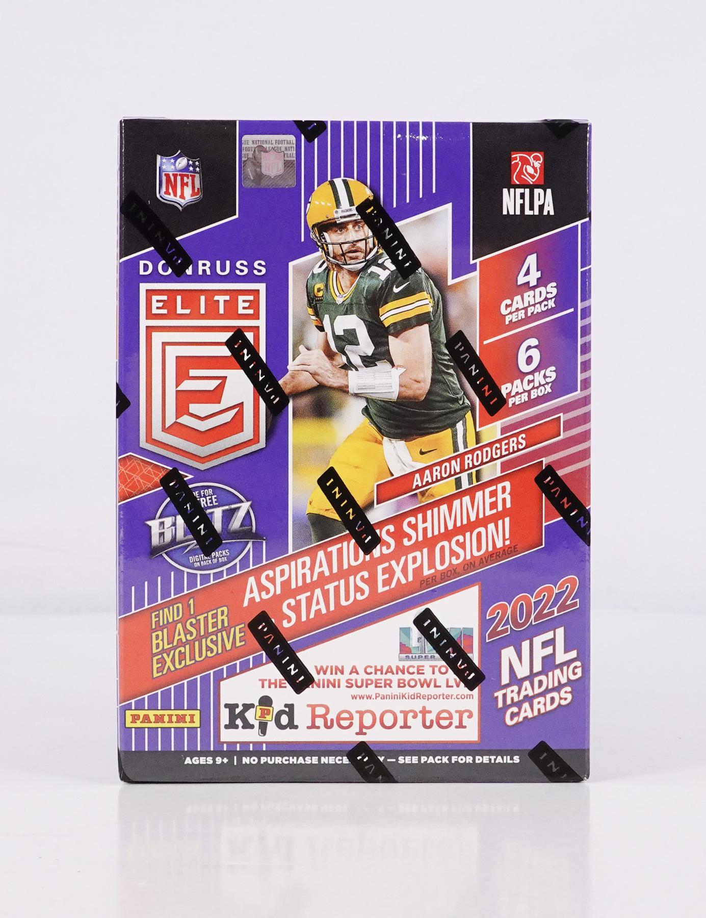 2022 Panini Donruss Elite Football 6-Pack Blaster Box (Green Parallels!)