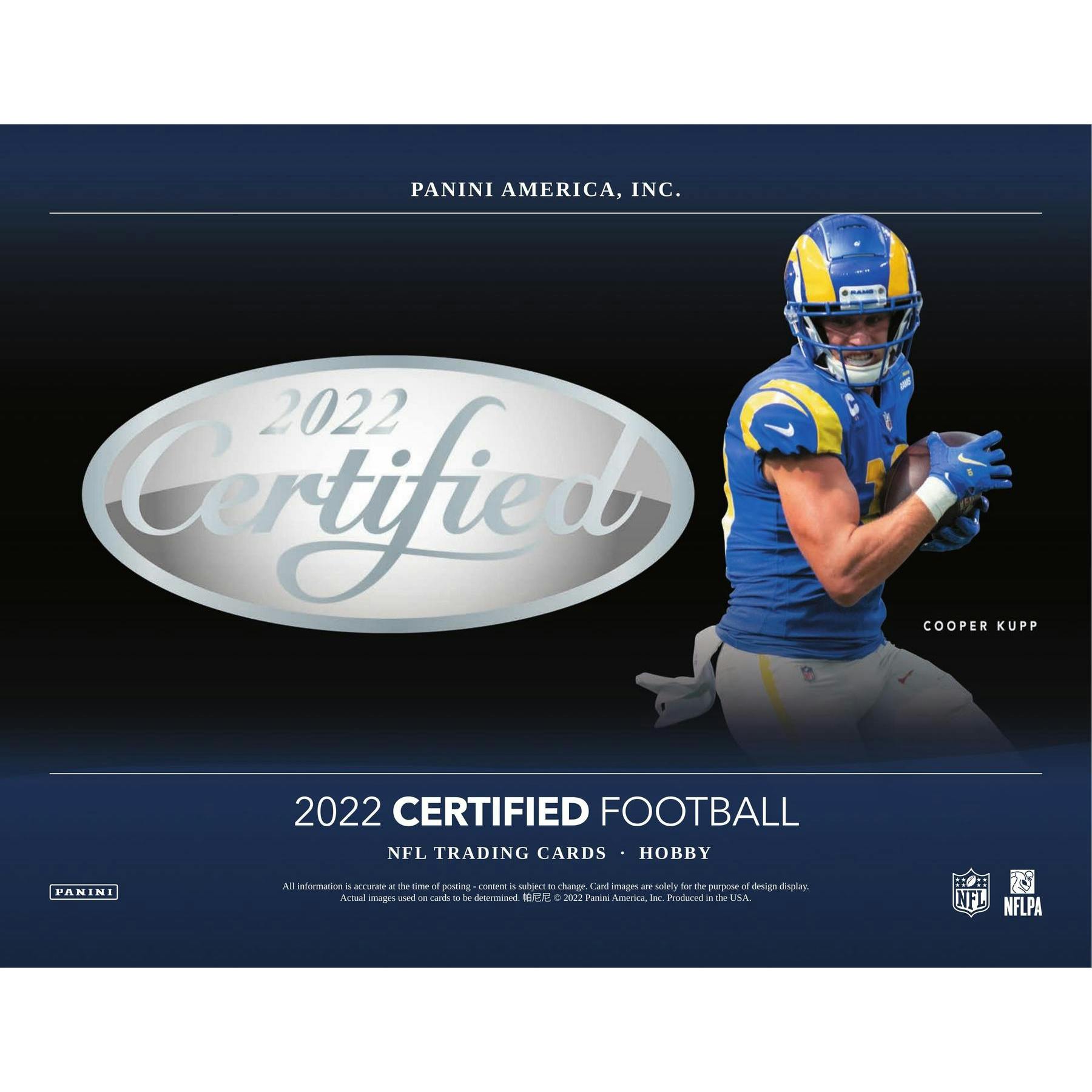 2022 Panini Certified Football Hobby Box