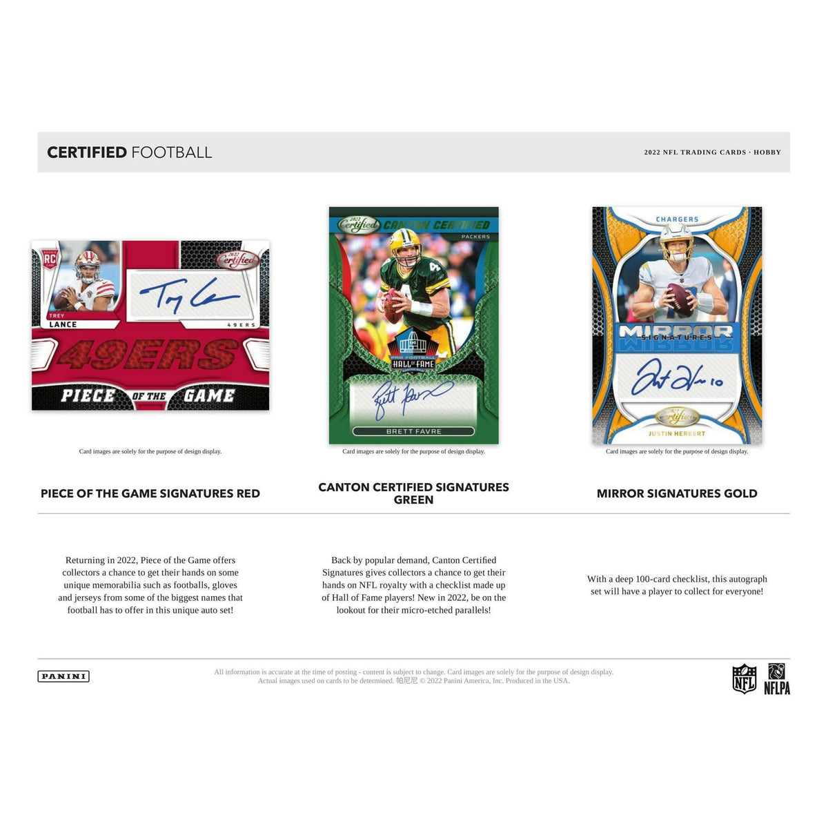 2022 Panini Certified Football Hobby Box