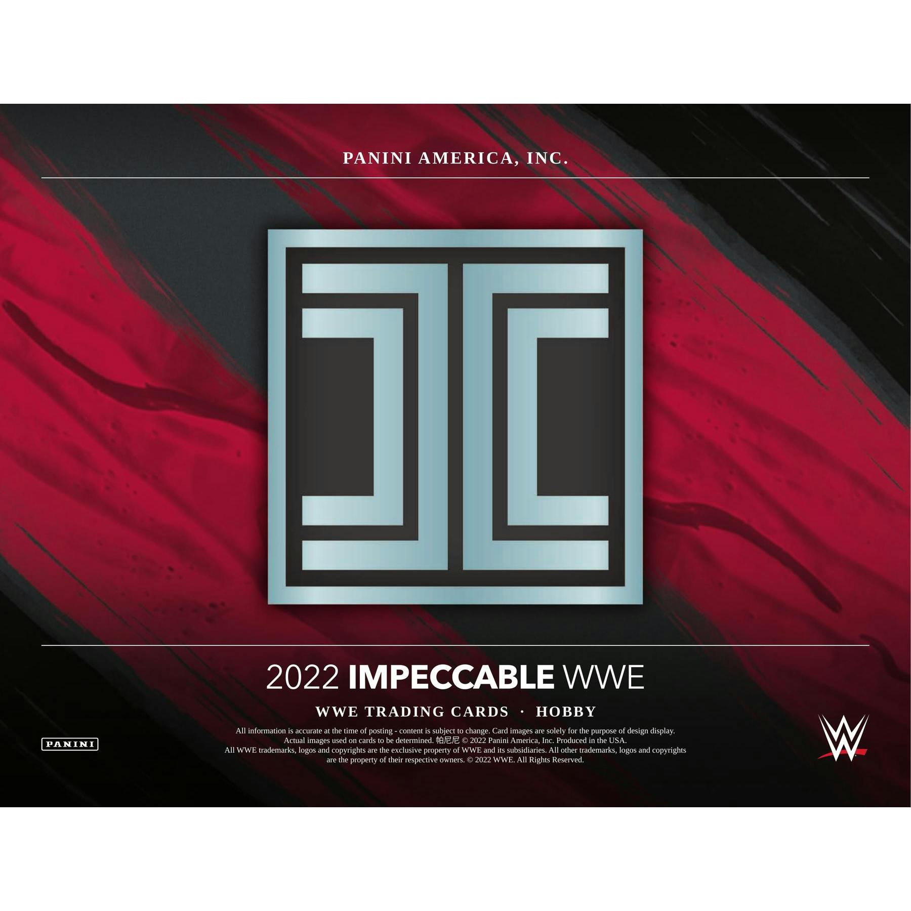 2022 Panini WWE Impeccable Wrestling Hobby 3-Box Case