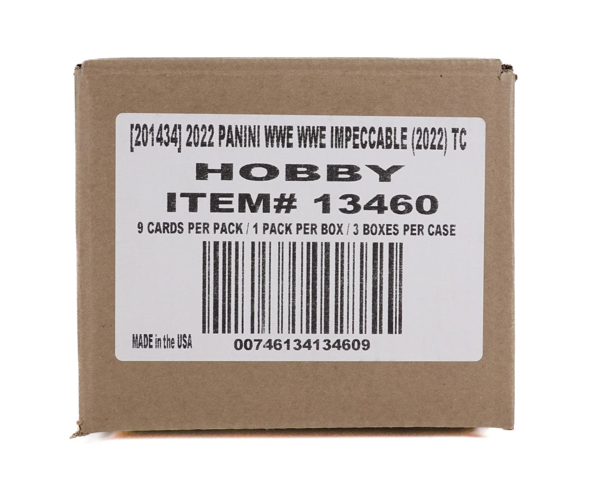 2022 Panini WWE Impeccable Wrestling Hobby 3-Box Case