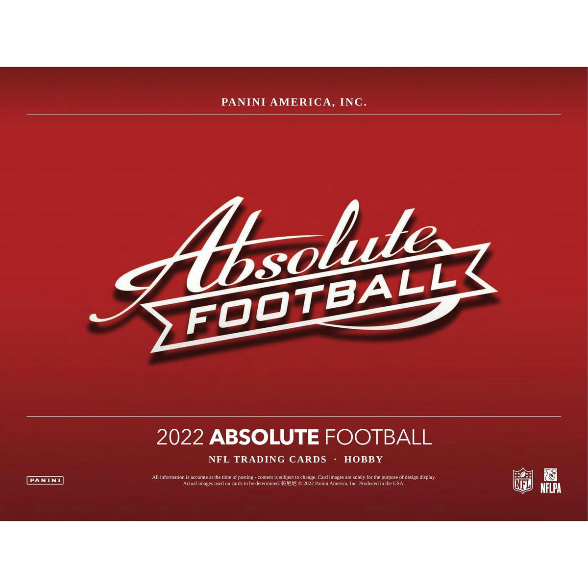 2022 Panini Absolute Football Hobby Box