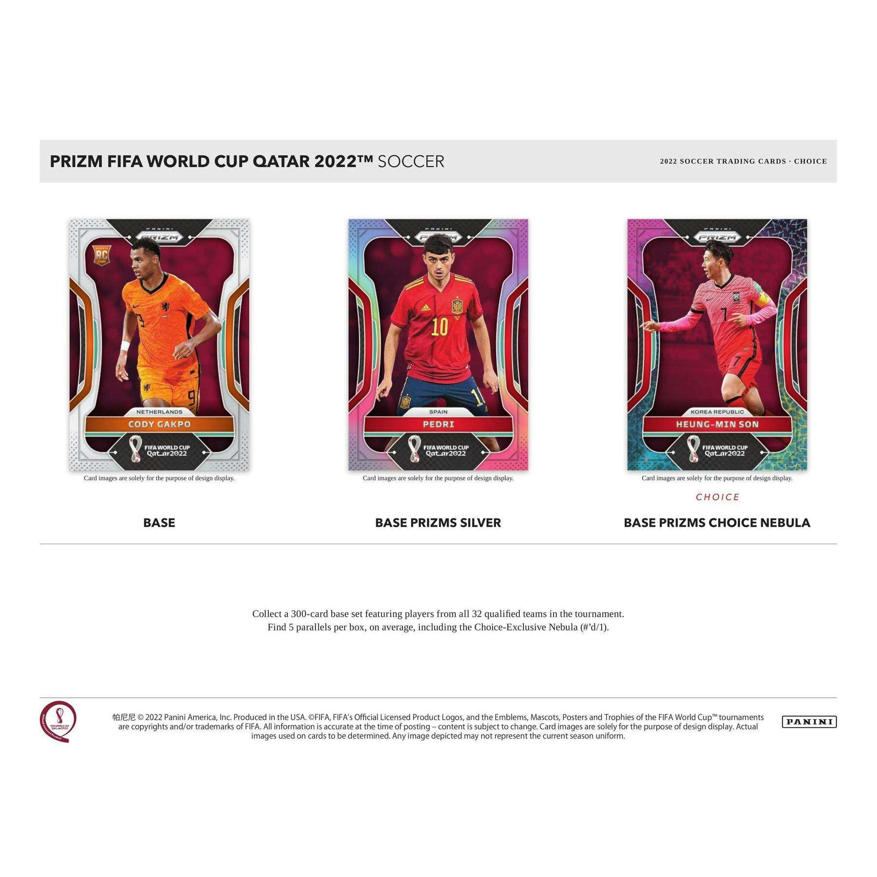2022 Panini Prizm FIFA World Cup Soccer Choice Box