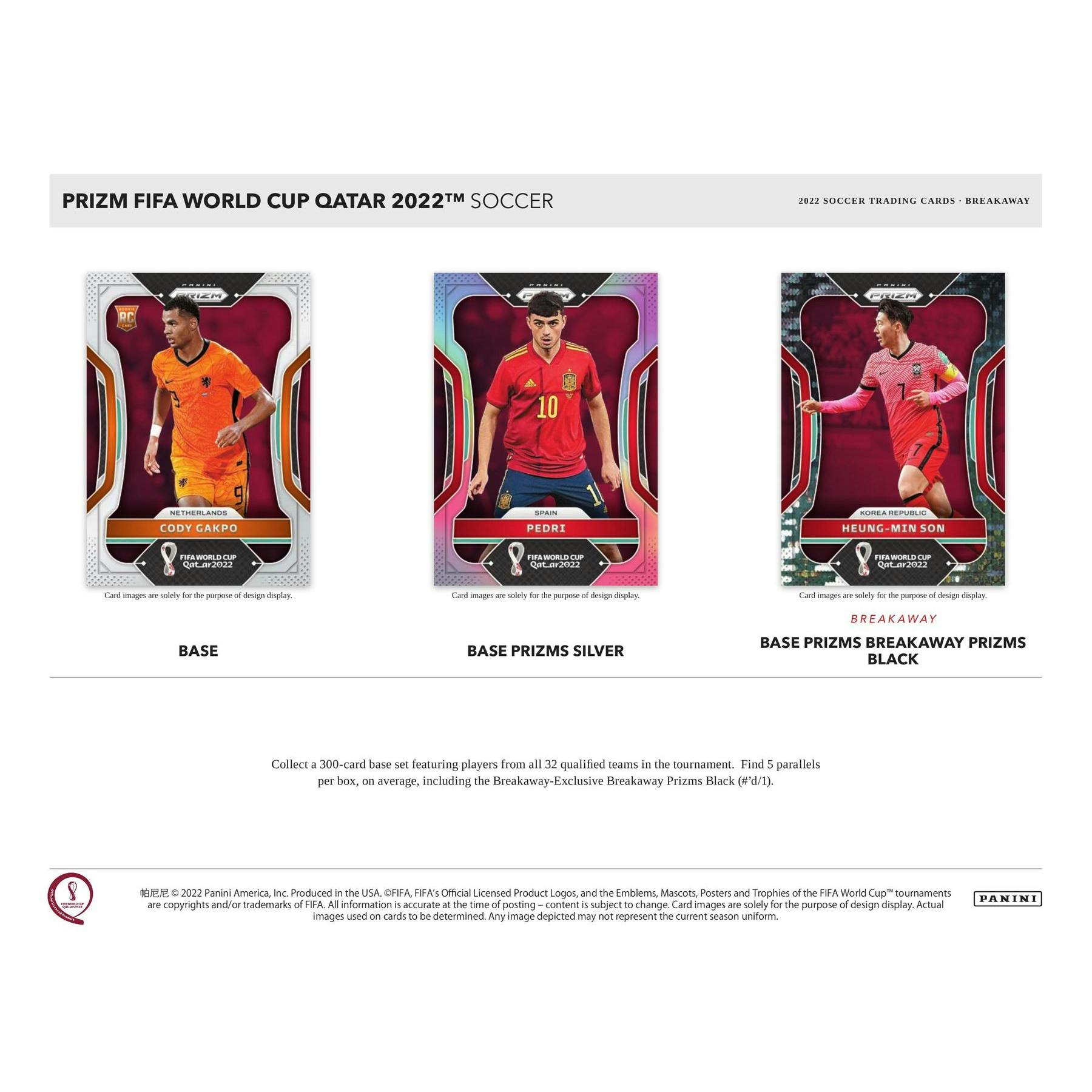 2022 Panini Prizm FIFA World Cup Soccer Breakaway 20-Box Case