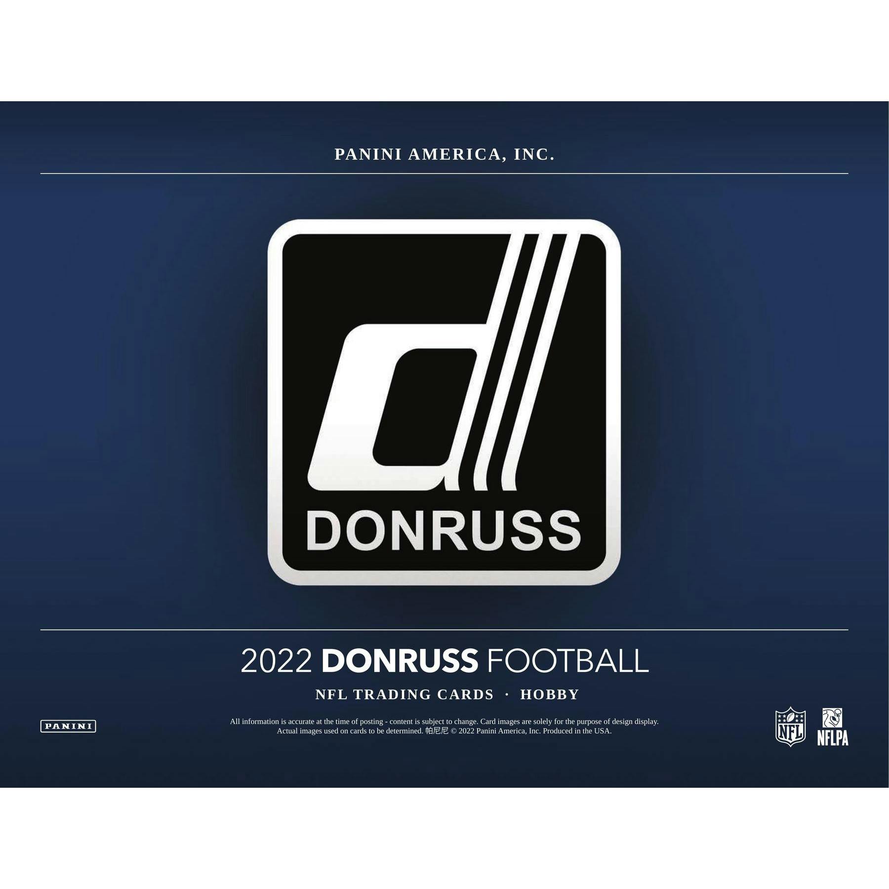2022 Panini Donruss Football Hobby Box (Slightly Damaged)