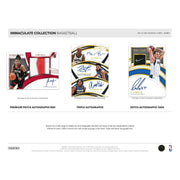 2021/22 Panini Immaculate Basketball Hobby Box