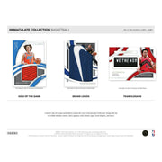 2021/22 Panini Immaculate Basketball Hobby Box