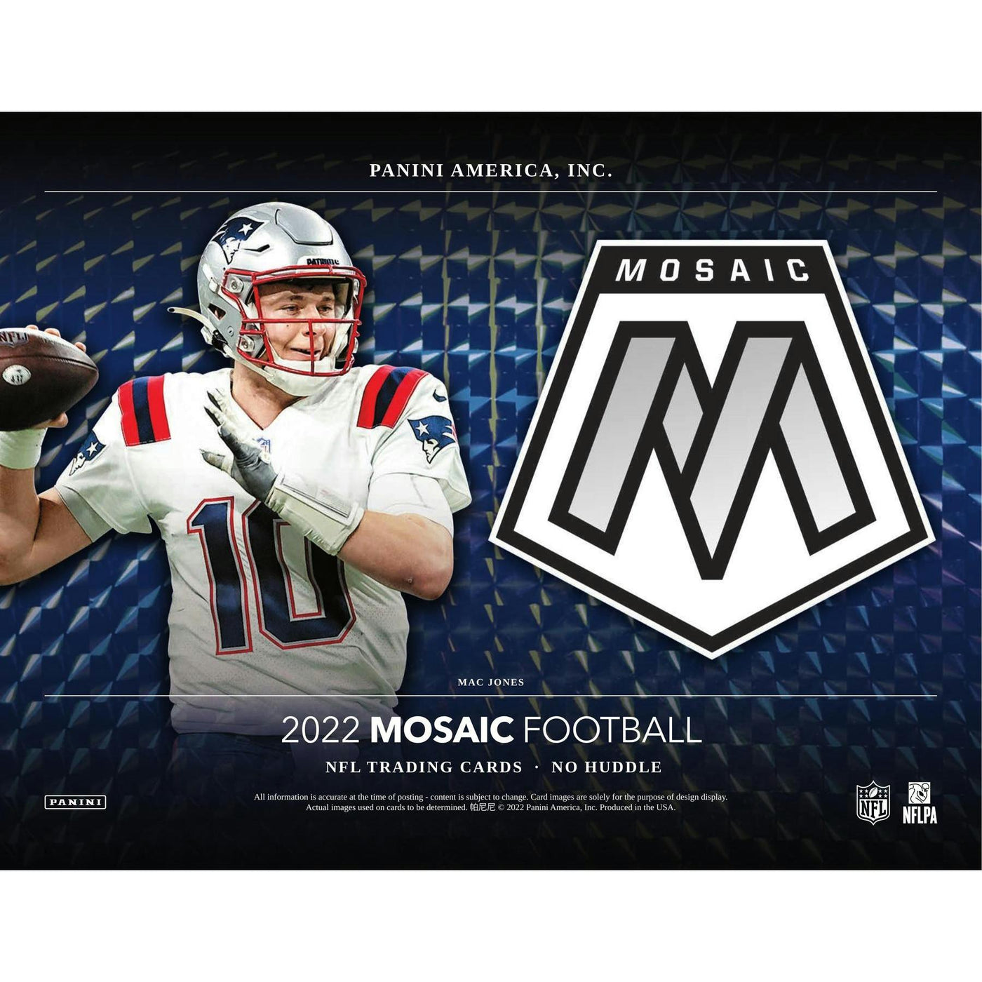 2022 Panini Mosaic No Huddle Football Box