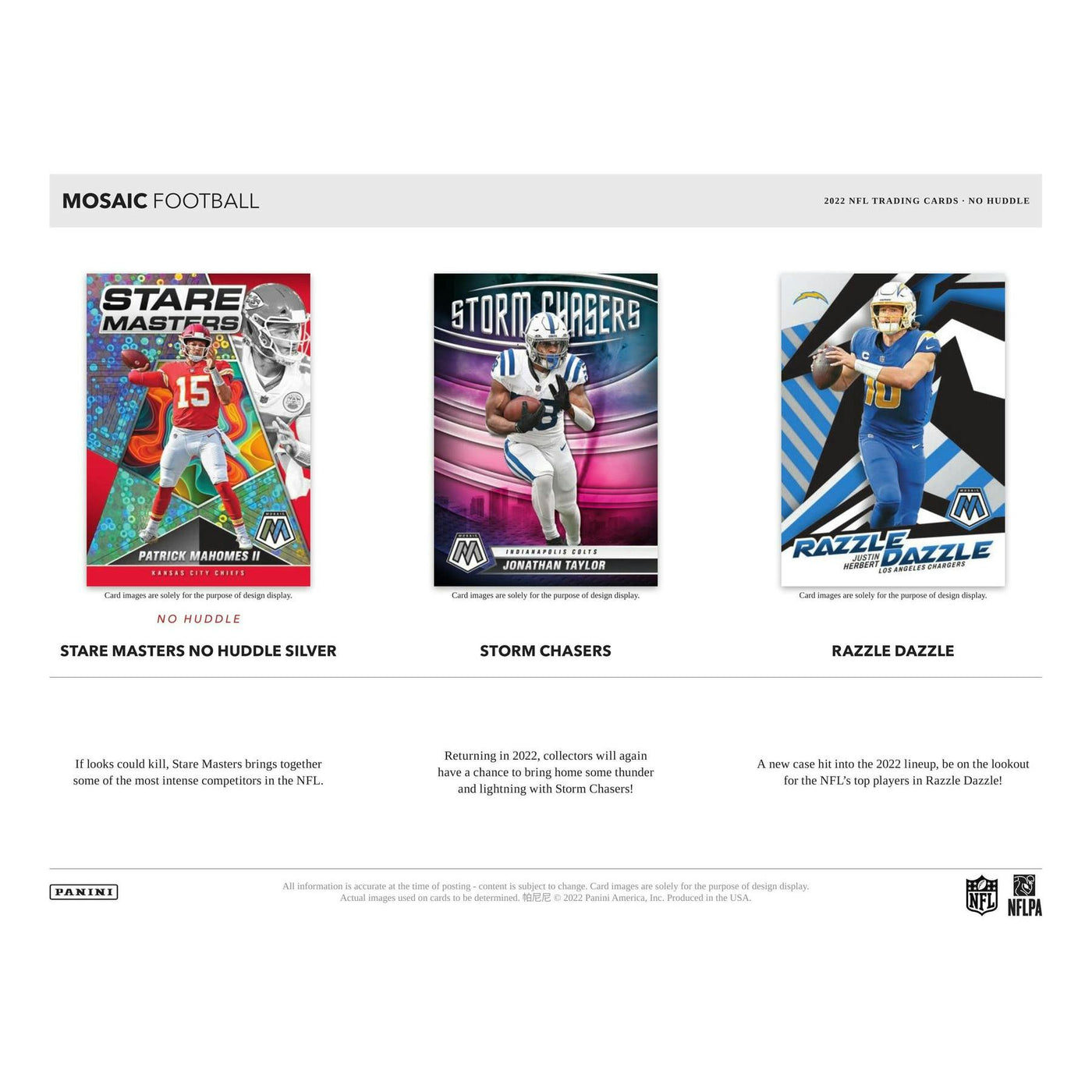 2022 Panini Mosaic No Huddle Football Box
