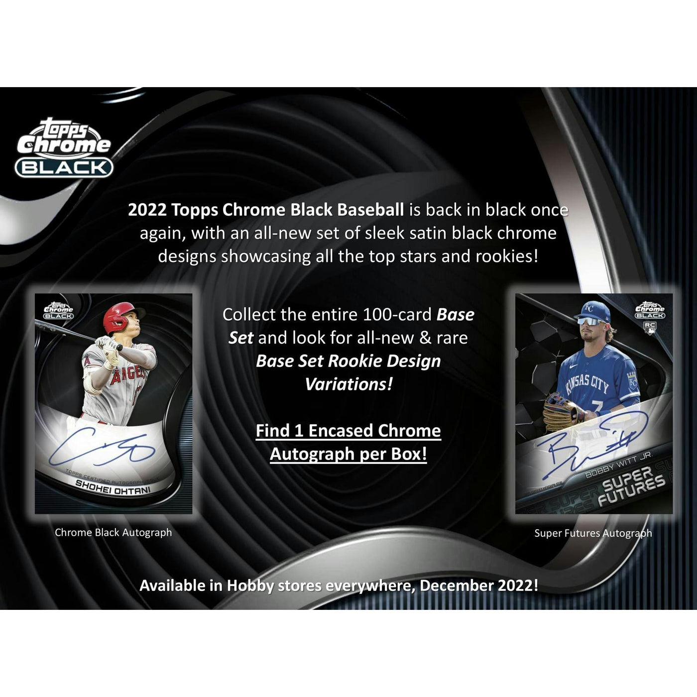 2022 Topps Chrome Black Baseball Hobby Box
