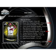 2022 Topps Chrome Black Baseball Hobby Box