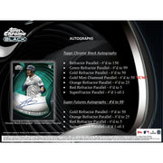 2022 Topps Chrome Black Baseball Hobby 12-Box Case
