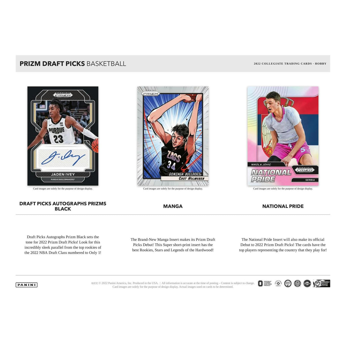 2022/23 Panini Prizm Draft Picks Basketball Hobby Box