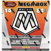 2021/22 Panini Mosaic Road to FIFA World Cup Soccer Mega Box (Reactive Gold Parallels!)