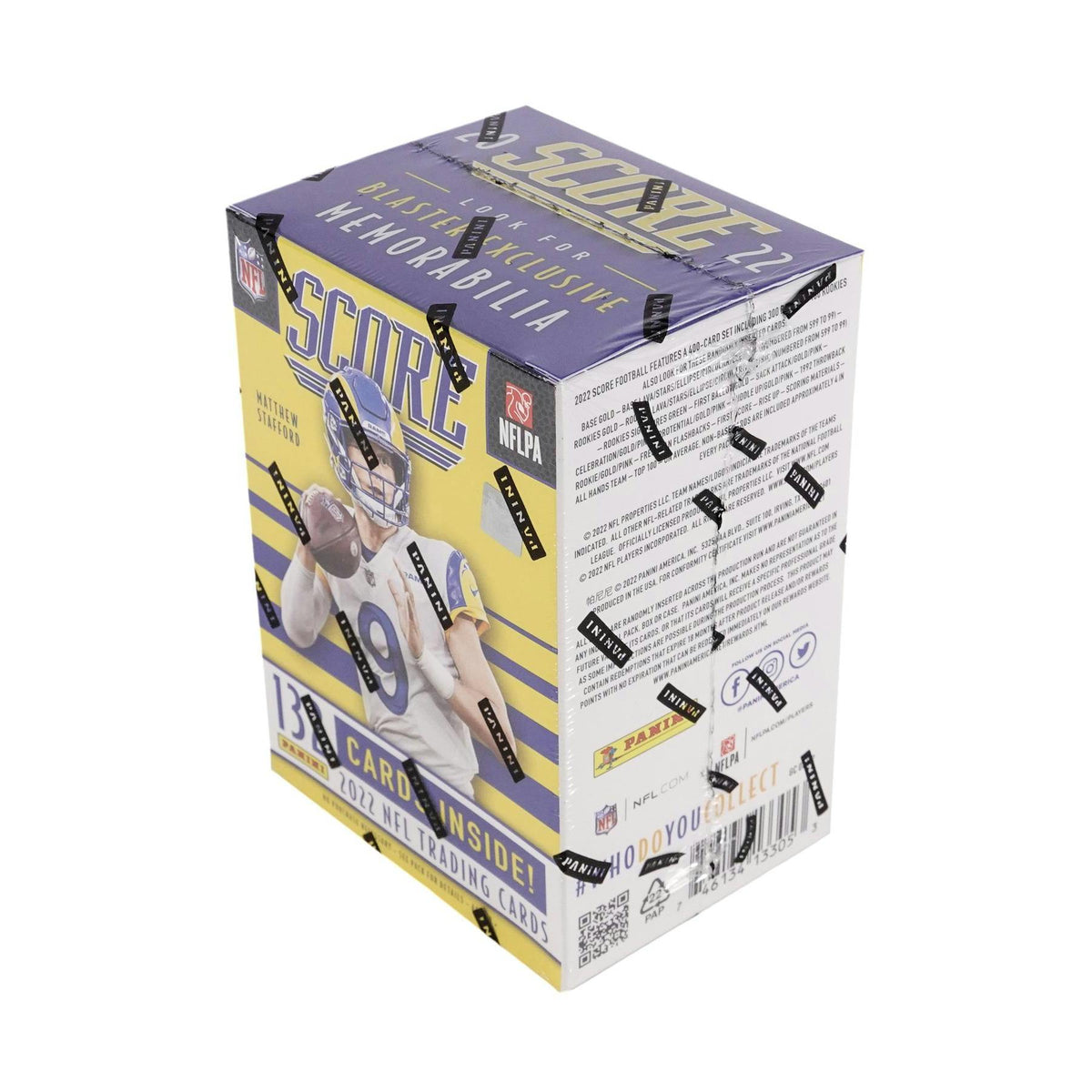 2022 Panini Score Football Blaster Box (Pink Parallels!) (Fanatics)