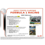 2022 Topps Chrome F1 Formula 1 Hobby Lite 16-Box Case