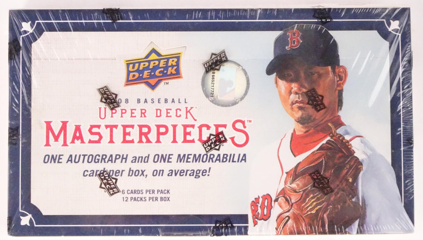 2008 Upper Deck Masterpieces Baseball Hobby Box (Reed Buy)