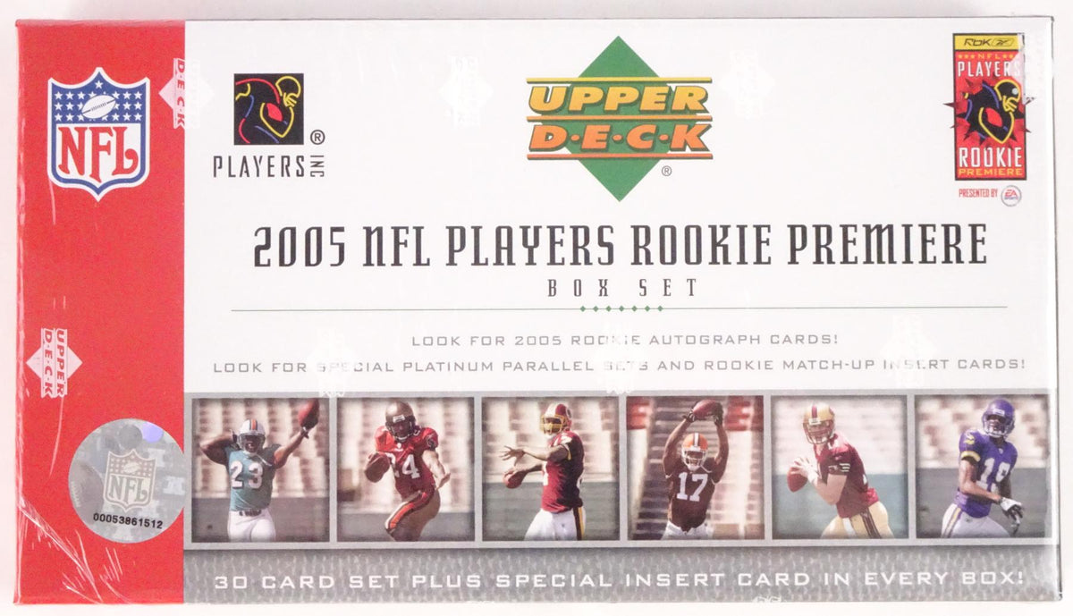 2005 Upper Deck Rookie Premiere Football Factory Set (Reed Buy)