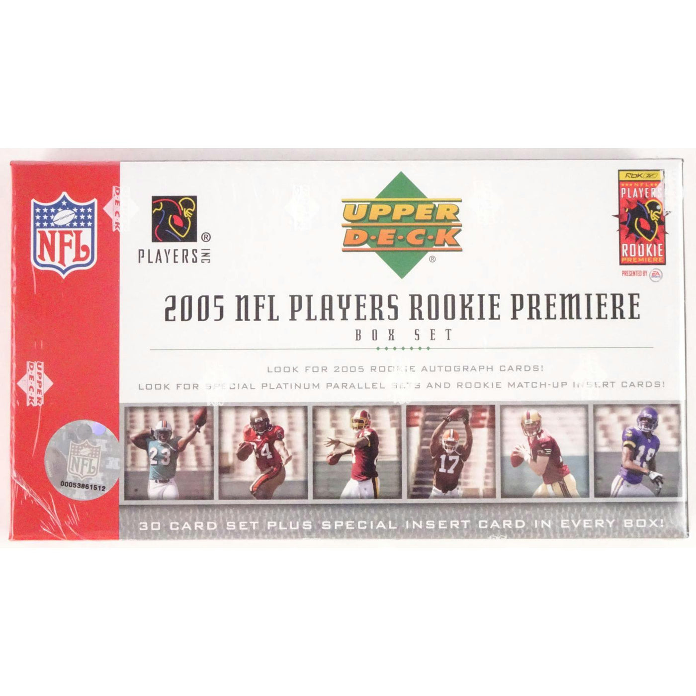 2005 Upper Deck Rookie Premiere Football Factory Set (Reed Buy)