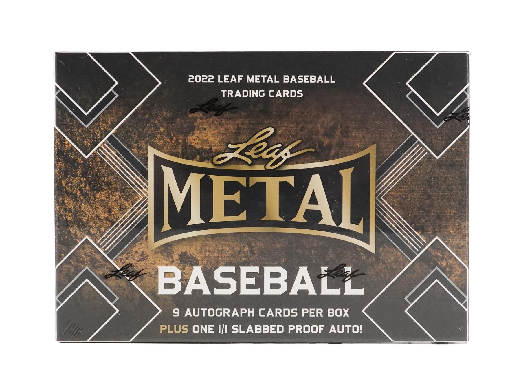 2022 Leaf Metal Baseball Hobby Jumbo Box (Reed Buy)