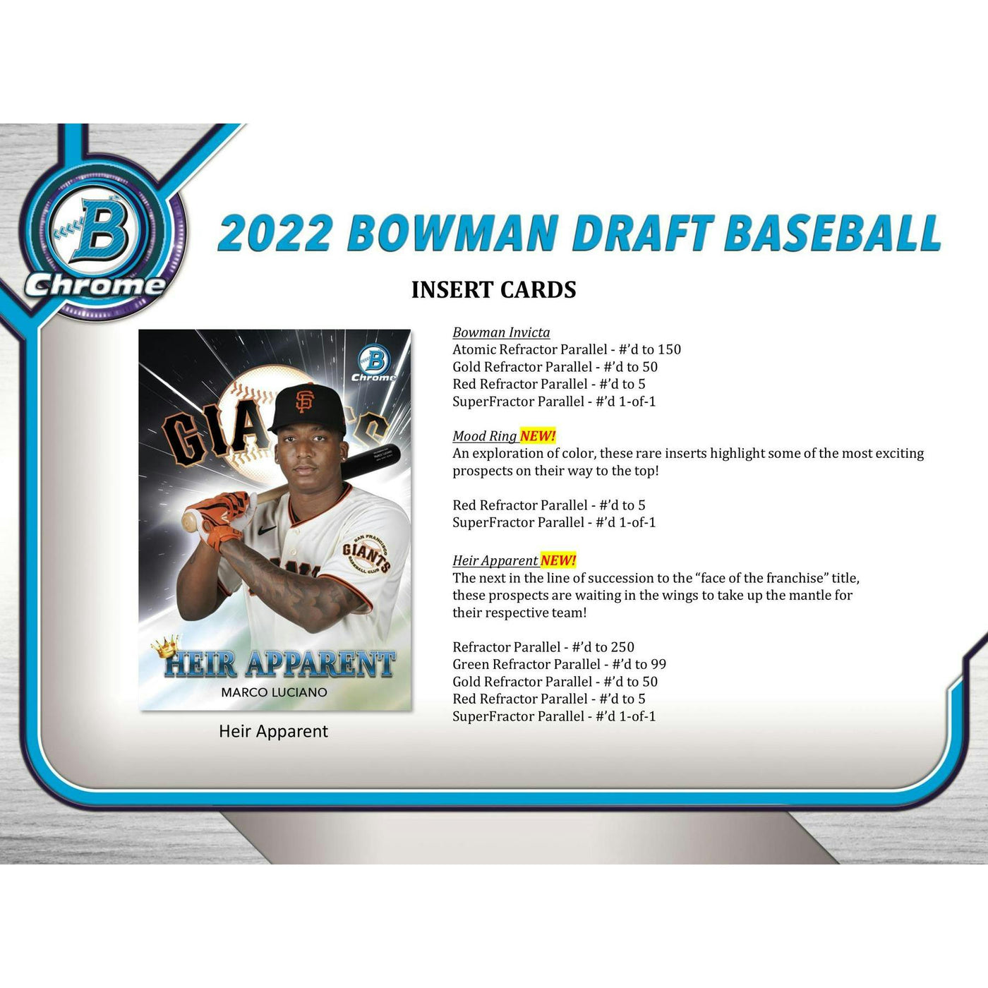 2022 Bowman Draft Baseball Hobby Lite 16-Box Case