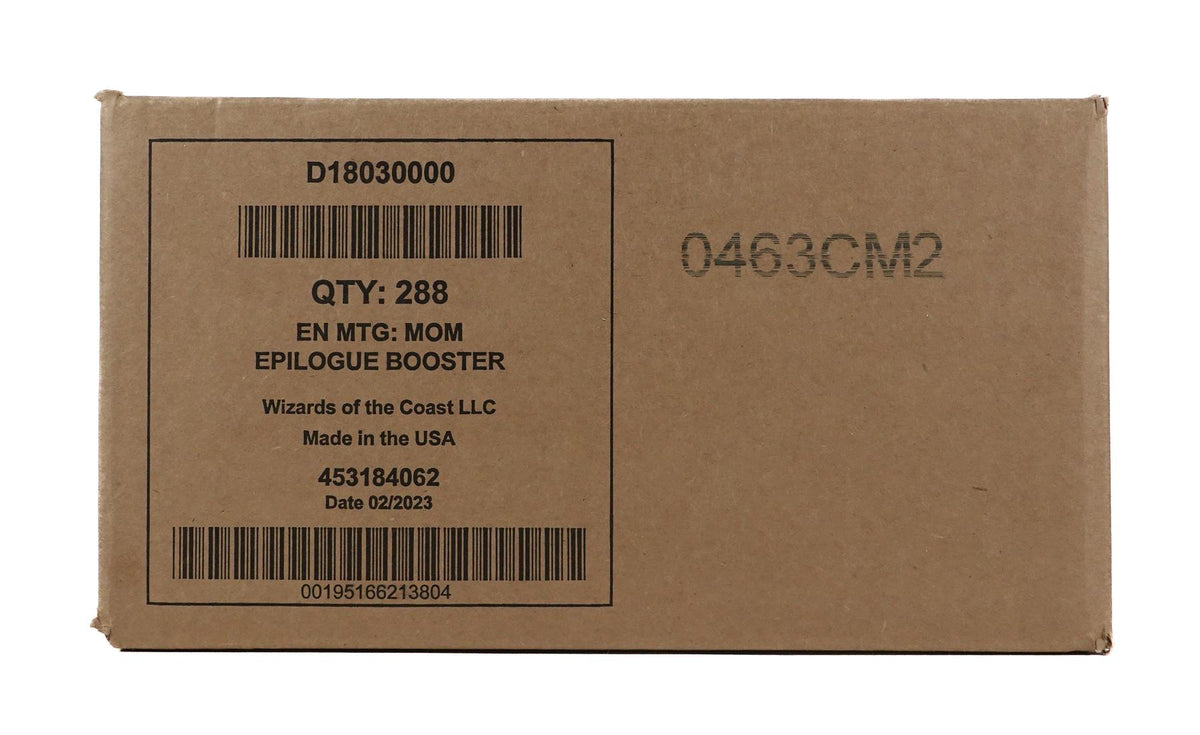 Magic the Gathering March of the Machine: The Aftermath Epilogue Booster 12-Box Case (Reed Buy)