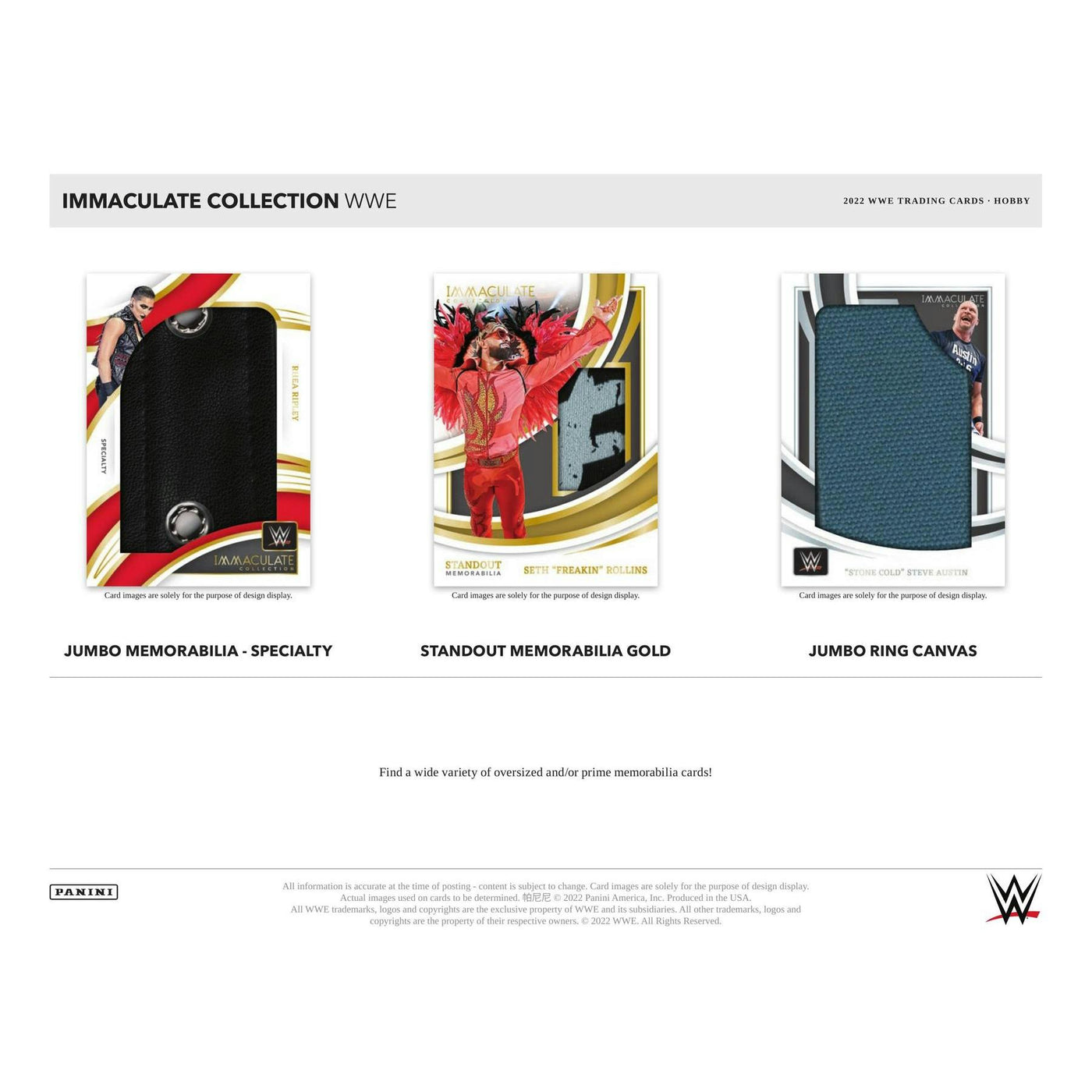 2022 Panini Immaculate WWE Wrestling Hobby 5-Box Case