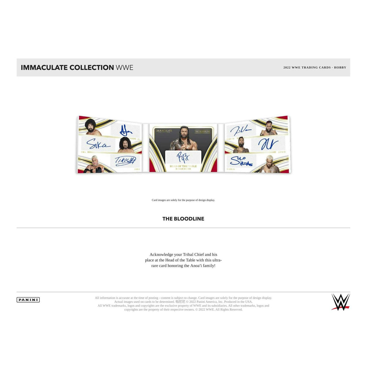 2022 Panini Immaculate WWE Wrestling Hobby 5-Box Case